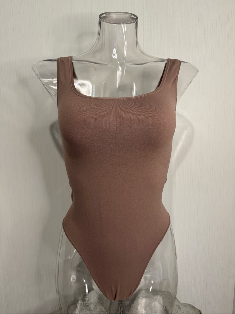Babaton Aritzia Bodysuit. Small. Tan Brown Khaki. No flaws.